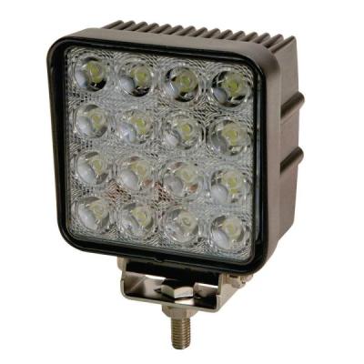 China Square led work light 48w lamp 16led offroad lamp spot flood led work light 10-30v for truck car tractor AOT-A-005 for sale