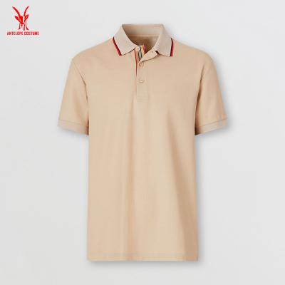 China Reasonable Price Men's Anti Shrink Polo T Shirt In Solid Color Design Your Own Logo Men Polo T Shirt for sale