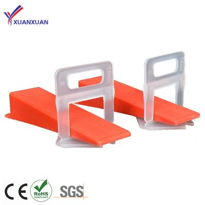 China Reusable Tile Leveling Tile Spacer Kit Tile Leveling System Clip Wedge for sale