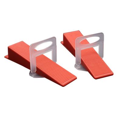 China Reusable System Level Tile Spacers Reusable T Lock Wedge Tile Leveling System for sale