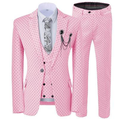 China 3 Pieces Fashion Rbx Anti-Wrinkle Men's Suit Slim Fit Tuxedo Men Wedding Suits For Men for sale