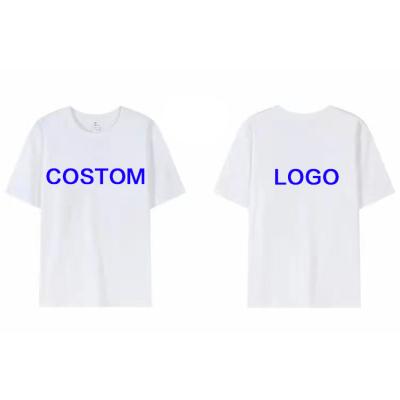 China OEM Custom Soft T-shirt Anti-wrinkle Heavy Blank Logo Solid Half Sleeve Bottomed T-shirt for sale