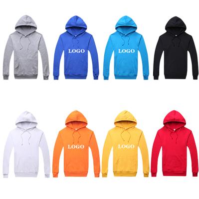 China Viable Wholesale High Quality Men's Custom Logo Plain Blank Cotton Hoodie Embroidery Sweatshirt for sale