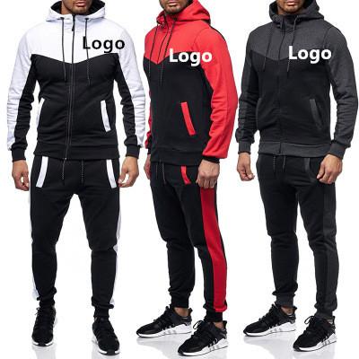 China Latest Design Breathable Winter Custom Design Tracksuit Men's Sweatsuit 2 Pieces Set Tracksuit Men for sale