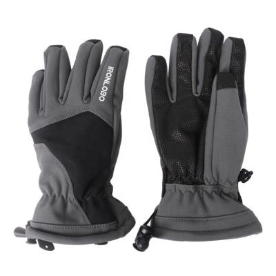 China Custom Skiing Fashion Printing Children Winter Waterproof Snow Ski Gloves for sale