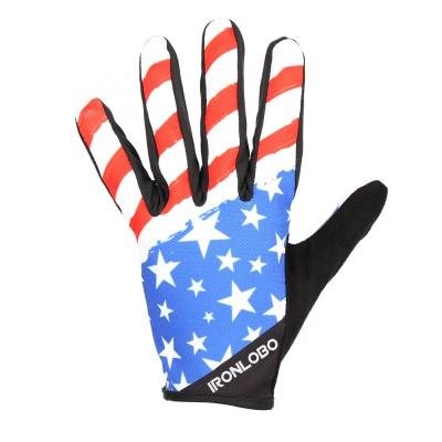 China Wrist Band 30cm Gel / Anti-slip Custom Design Logo Oem Winter Mountain Cycling Racing Gloves for sale