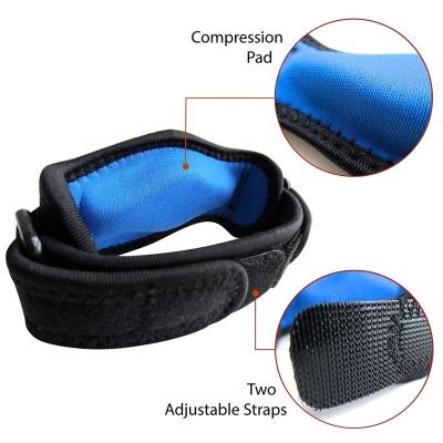 China 300 Adult Elbow Support Sleeve Free Brace Logo Oem Compression Adjustable Tennis for sale