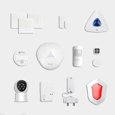 China Newest Smart Wireless WiFi GSM Alarm System For Guard Home Security Security Smart Home Alarm System GS-S6 for sale