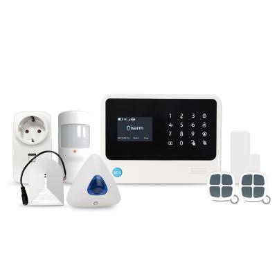 중국 Alexa Speakerphone G90B Alarm System Plus Central Monitor Smart Home Security Wireless Alarm System, Smarter Home WIFI/GSM Alarm System GS-G90B 판매용