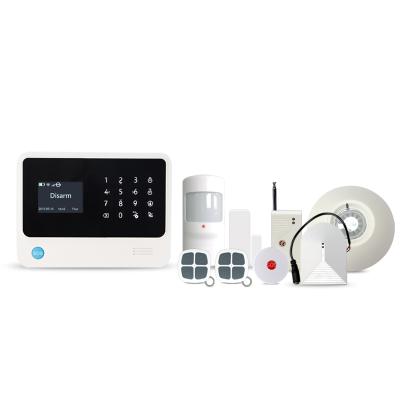 China Home security system rechargeable battery smart home security system with SOS/FIRE/FLOOD/GAS alarm for sale