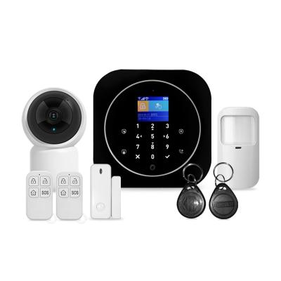 中国 Smart Wifi Home Alarm System Tuya App Control Device For Door Window Alarm With Remote Control 販売のため