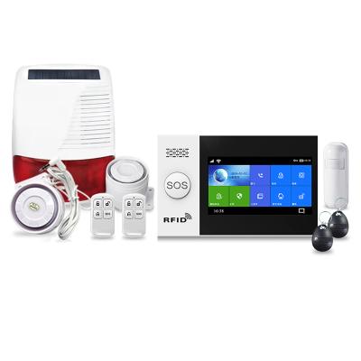 China GM/M Large Wifi Alarm System Support Motion Detector Smoke Detector Touch Screen Tuya Camera Touch Screen Security WIFI GSM Wireless Alarm System à venda