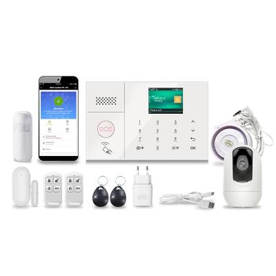 Cina China Factory Direct Selling Smart Life Tuya APP Control WiFi GSM Home Security Alarm System GS-105 Shenzhen in vendita