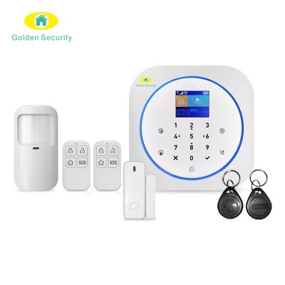 Cina 2020 Wifi Alarm System GM/M new tuya WIFI/GSM alarm system 2G/4G tuya wifi home security alarm system in vendita