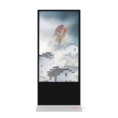 China OSK LD-6502 65-Inch Indoor Ultrathin Digital Signage Indoor Display Stand Advertising Big Screen Display For USB Drive Flash Playback for sale