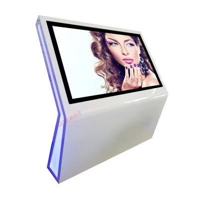 China Indoor LD-6505 55 65 Inch Capacitive Touch Screen Android Smart Digital LCD Kiosk Monitor With LED Light for sale