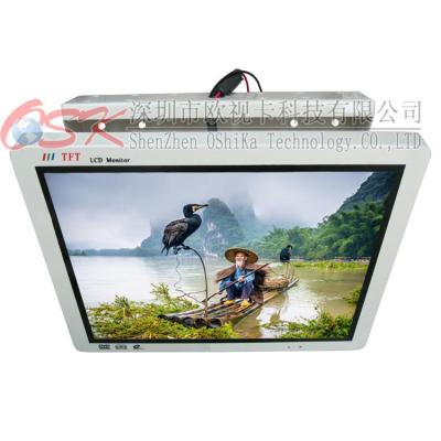 China Bus OSK-GD-1902 24V/12V 19 inch Wall Or Ceiling Mount Car LCD Monitor Signage Display Bus Advertising Digital Screen for sale