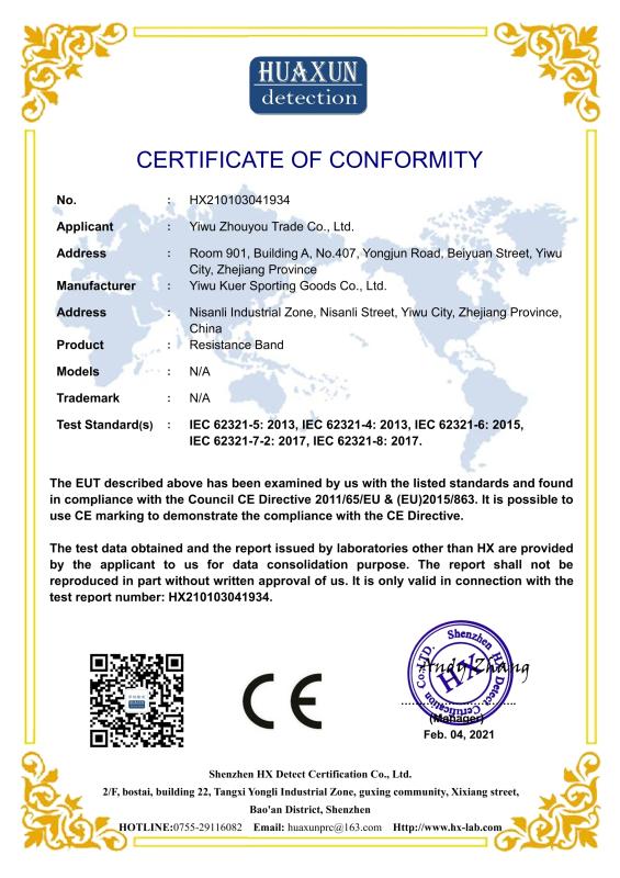 CE - Yiwu Zhouyou Trade Co., Ltd.