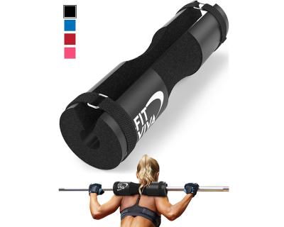 China Customized Eco-Friendly Protective Logo Foam Weightlifting Shoulder Rests Squat Barbell Pad for sale