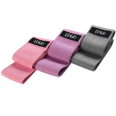 China Solid Color Gradient Style Durable Gray Resistance Band Matching For Hip for sale