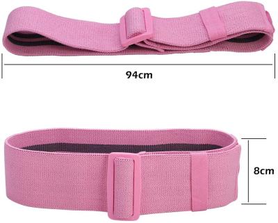 China Adjustable Elastic Workout Body Built Colorful Band Yoga Exercise Fitness Resistance Bands for sale