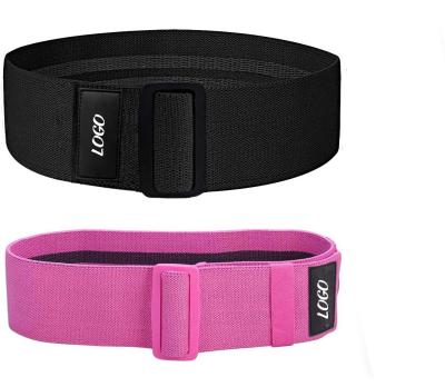 China Durable Amazon Top Selling Custom Logo Adjustable Elastic Exercise Bands Perfect For Gym Yoga Elastic Bands for sale