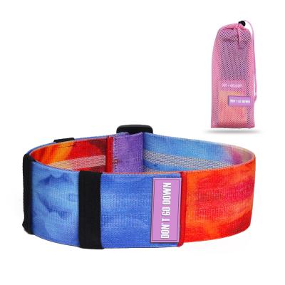 China Durable CHOOYOU New Style OEM Adjustable Custom Printed Elastic Circle Resistance Hip Bands for sale