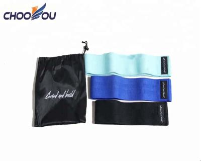 China Workout 3 in 1 set resistance hip bands regular and heavy resistance loops band for sale