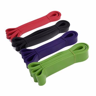 China Durable Pull Up Aid Band Fitness Strength Band Power Exercise Latex Stretch Custom Resistance Bands for sale