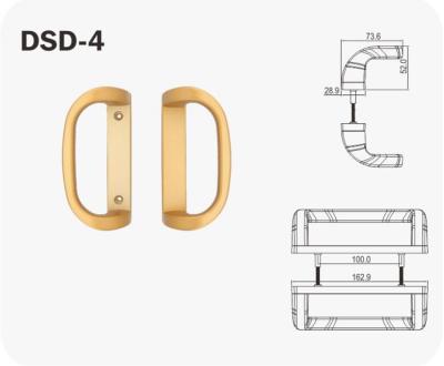 China Modern aluminum sliding door and window handle for sale