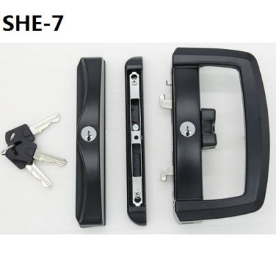 China Modern aluminum sliding door lock and window handle set for sale