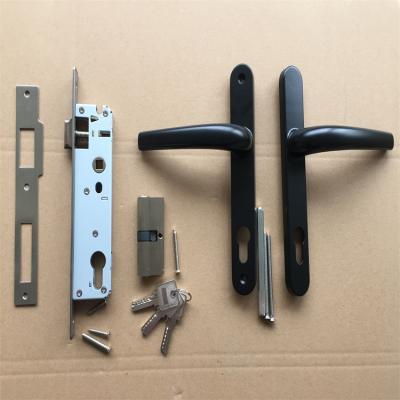 China Modern Casement Door Lock Handle With Brass Cylinder for sale