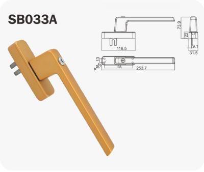 China Modern Professional Manufacturer Low Profile Window Handle for sale