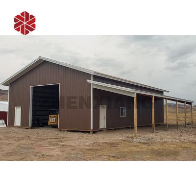 China Steel Warehouse Prefab Structures Commercial Warehouse / Metal Steel Buildings Sheds Construction for sale