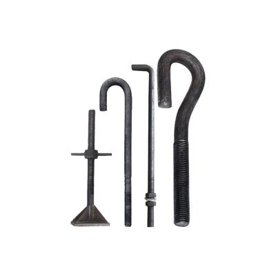 China Wholesale Corrosion Resistant Chemical Headed Electro Galvanized Stainless Steel L Type J 9 U Base Anchor Bolts Carbon Anchor Bolt for sale