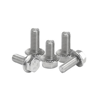 China Bulk Industry Stainless Steel Hex Head Bolts And Nuts Carbon Steel Galvanized Hex Flange Bolts for sale