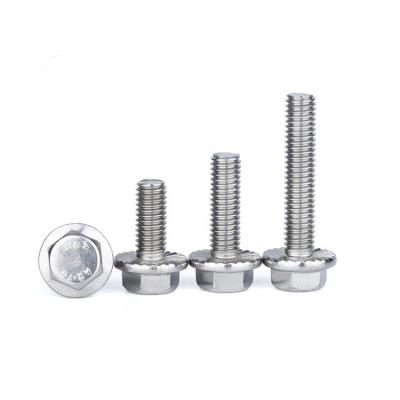 China Industry Factory Price Stainless Steel Carton Carbon Steel High Tensile Hex Flange Bolts for sale