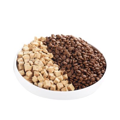 China Skin & Coat Health Myfoodie Pet Treats Food For Cat And Dogs Mix Of Dry Chicken And Salmon Meat Cat Food for sale