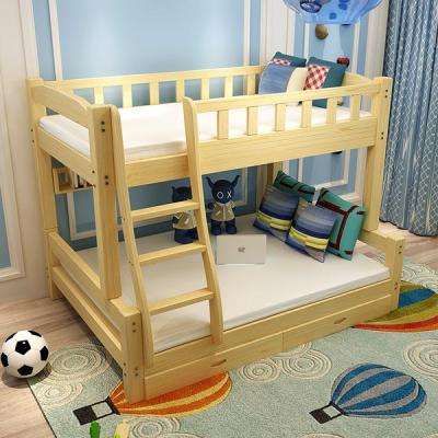 China Kinds of Materials Kids Bedroom Furniture Sets Multifunctional Mediterranean Style Modern Solid Wood Baby Bunk Bed for Kids for sale