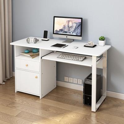 China Convertible Home White Table Office Desk Computer Simple Modern Home Desk And Chair for sale