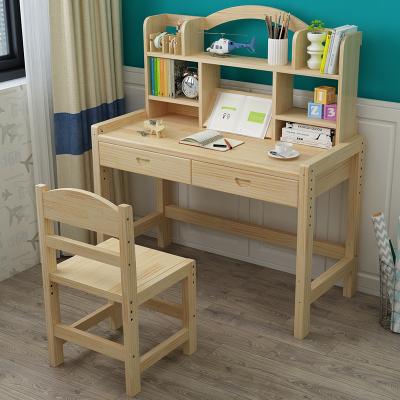 China Kinds of Materials Student Desk And Chair Set Wall Desk Kids Reading Desk Table Solid Wood Melamine Faced Board for sale