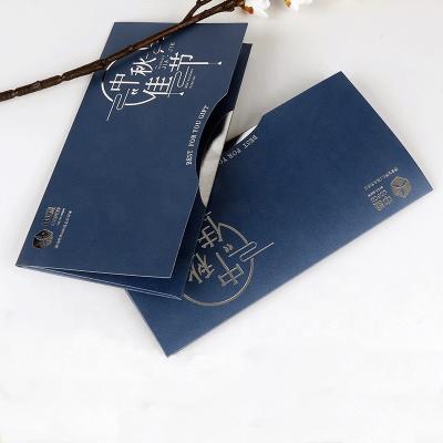 China High End Products Quality Blank Visiting Kraft Paper Card Custom Label Tag Thank You Cards With Envelopes for sale