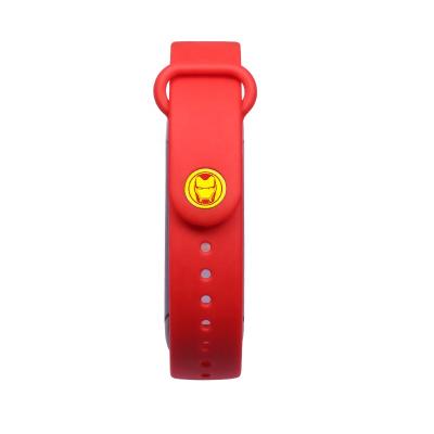 China Fanshion Hot Sale Silicone The Avengers Series Strap For HUAWEI Band 4 Adjustable Wristband for sale