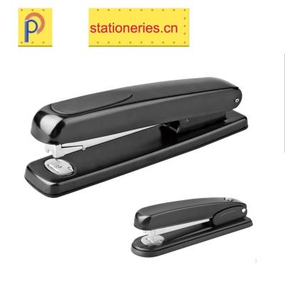 China New Office Desk Use Full Strip 20 Sheets Standard Size Metal Stapler for sale