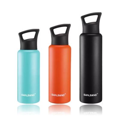 China Sustainable Custom Double Wall Best Vacuum Insulated Stainless Steel Water Bottle Metal Vacuum Flask Stainless Steel Sports Water Bottle for sale