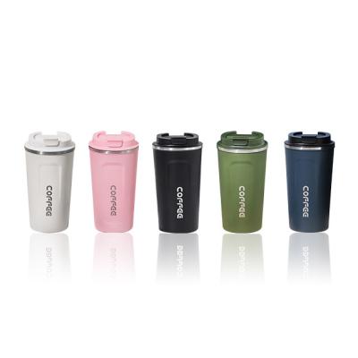 China Custom Classic U-Shape Stocked Bpa Free With Filter Coffee Mug Stainless Steel Reusable Mug Coffee Mugs Tumbler Mugs for sale