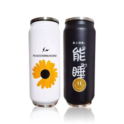 China Hot Sale 500ml OEM Thermal Bottle Food Grade Box Sustainable Hot Custom Zip Top Stainless Steel for sale