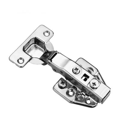 China Modern 201 304 Stainless Steel Hydraulic Hinge Damper Buffer 3D Hinges Soft Closing Cabinet Door Hinge for sale