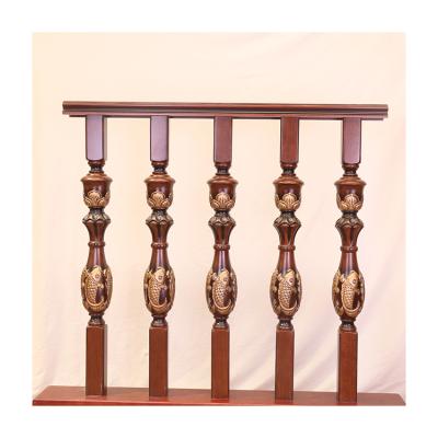 China Customize Factory Directly Supply Hot Selling Solid Wood Railings And Home Decoration Railings For Stairs for sale