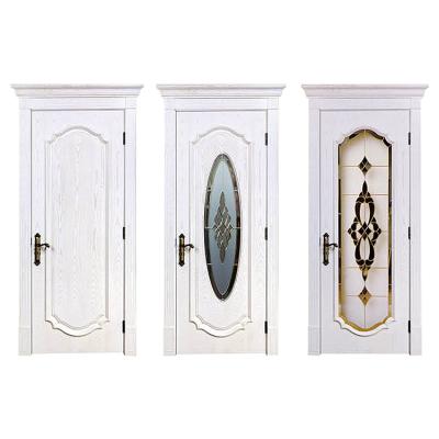 China Modern Nordic Interior Wooden Door Handles Simple Design Fashion Soundproof Interior Door Lever for sale